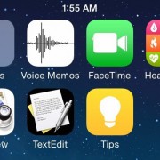 Internete nutekintas „iOS 8“ ekranvaizdis su „Healthbook“ aplikacijos ikona