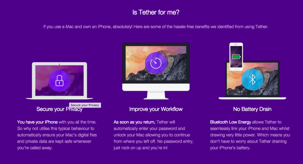 Programa „ Tether“