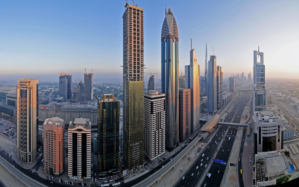 Pastatai Dubajaus mieste