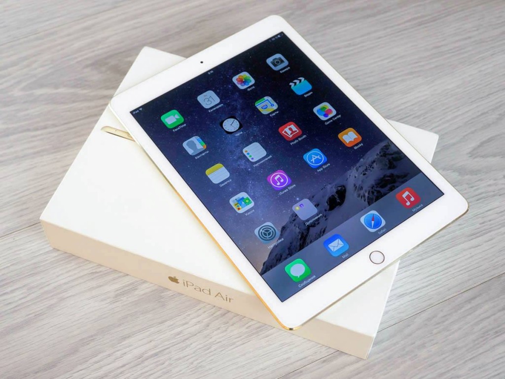 „iPad Air 2“ su įpakavimu