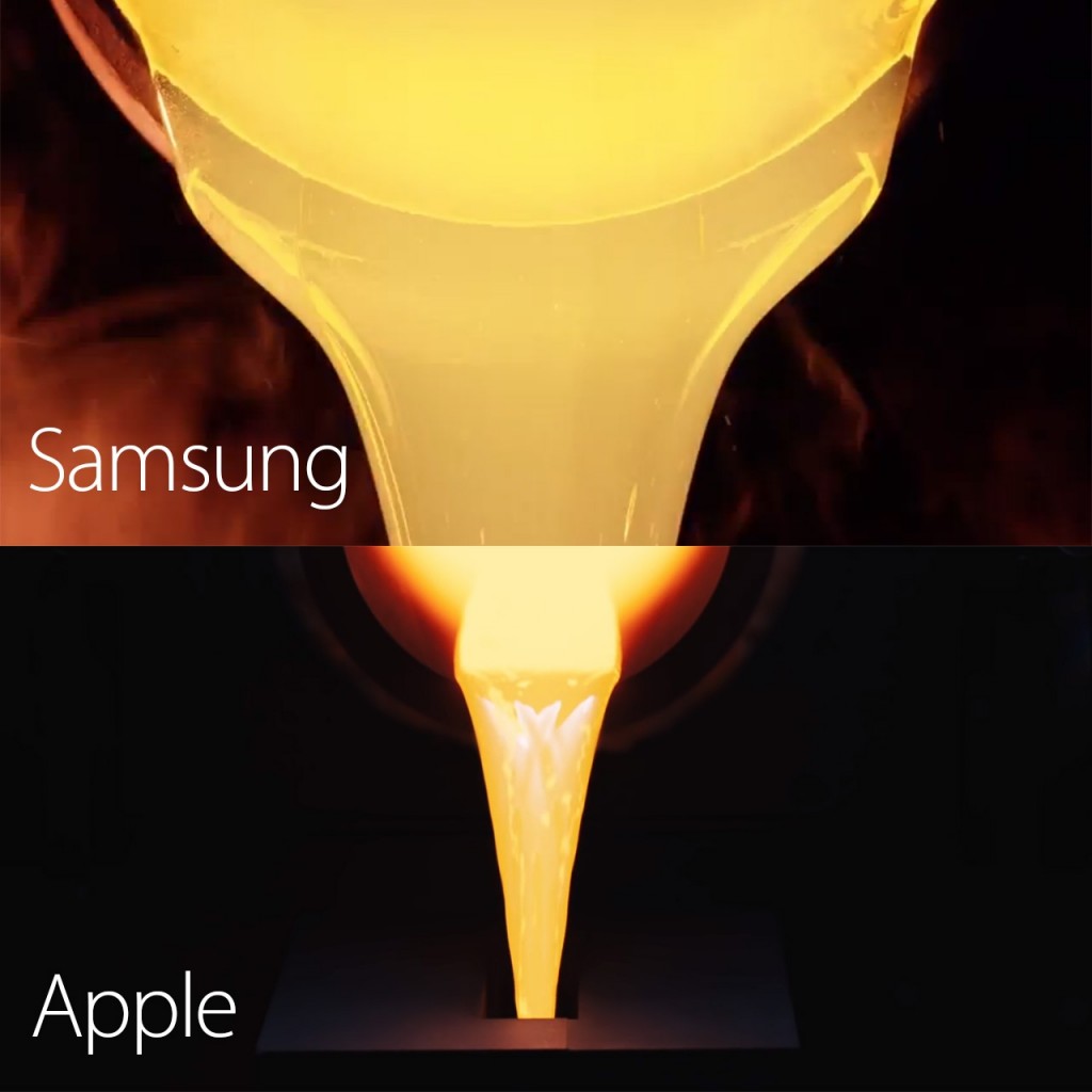 Reklamų palyginimas: „Apple“ ir „Samsung“