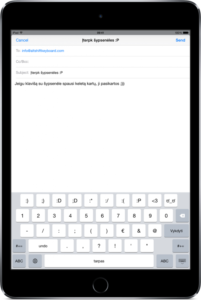 Išleista lietuviška klaviatūra „iPhone“ ir „iPad“ įrenginiams