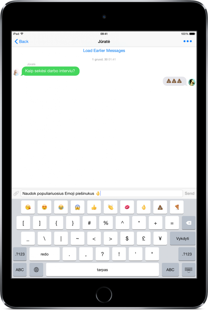Išleista lietuviška klaviatūra „iPhone“ ir „iPad“ įrenginiams