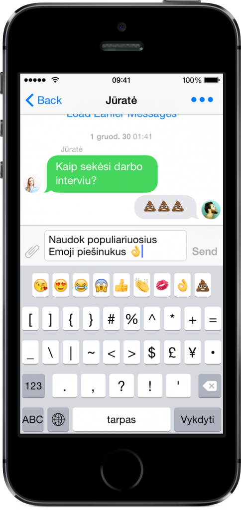 Išleista lietuviška klaviatūra „iPhone“ ir „iPad“ įrenginiams