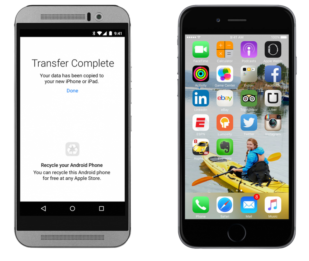 „Move to iOS“ aplikacija