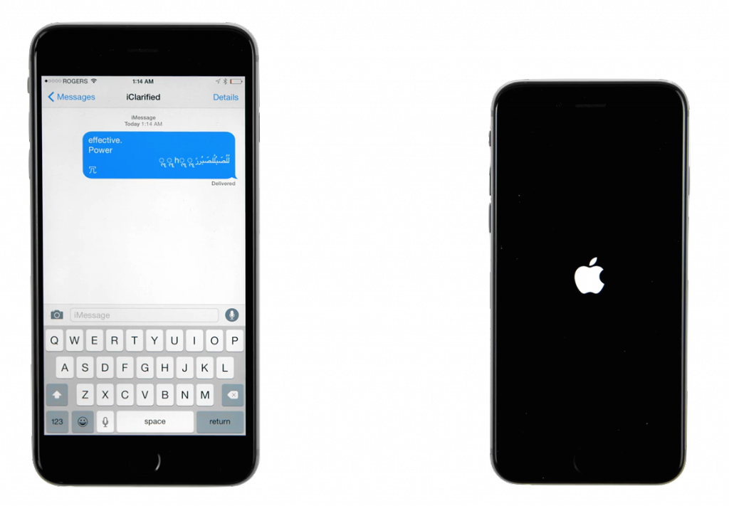 „iOS“ žinučių klaida