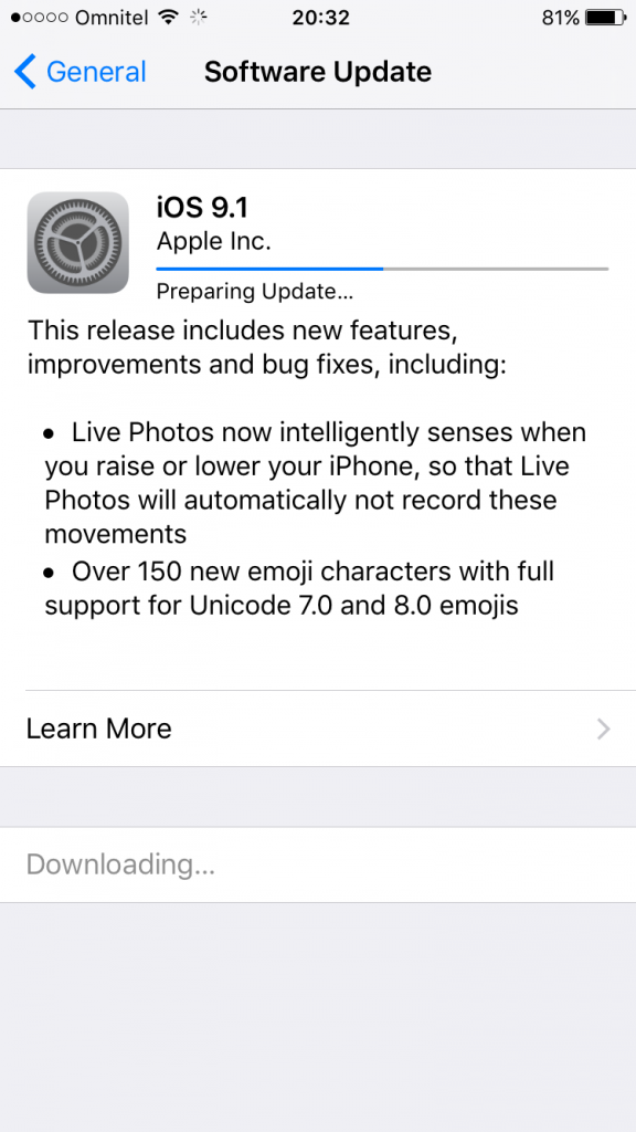 iOS 9.1
