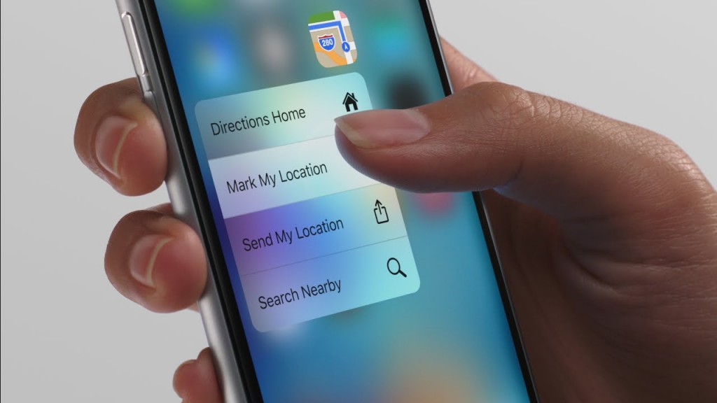 „3D Touch“ funkcija