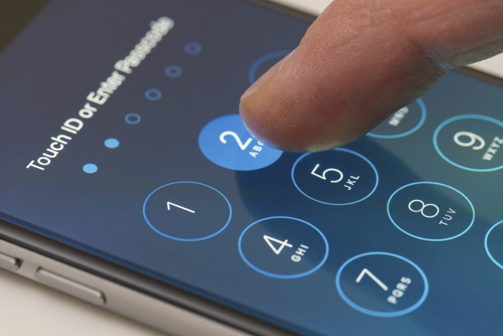 „iPhone“ užrakinimo kodas