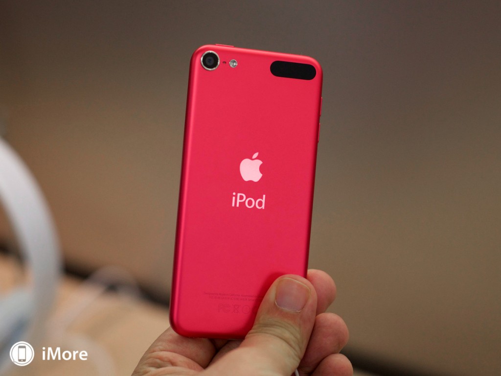 Rožinės spalvos „iPod touch“