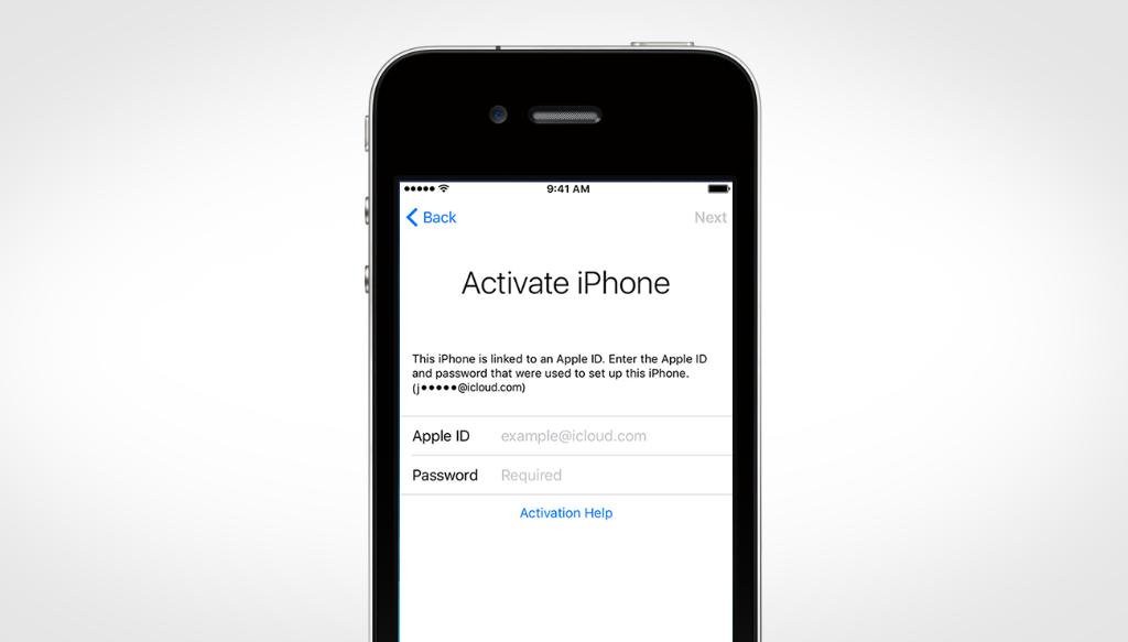 „iPhone“ aktyvacijos užraktas
