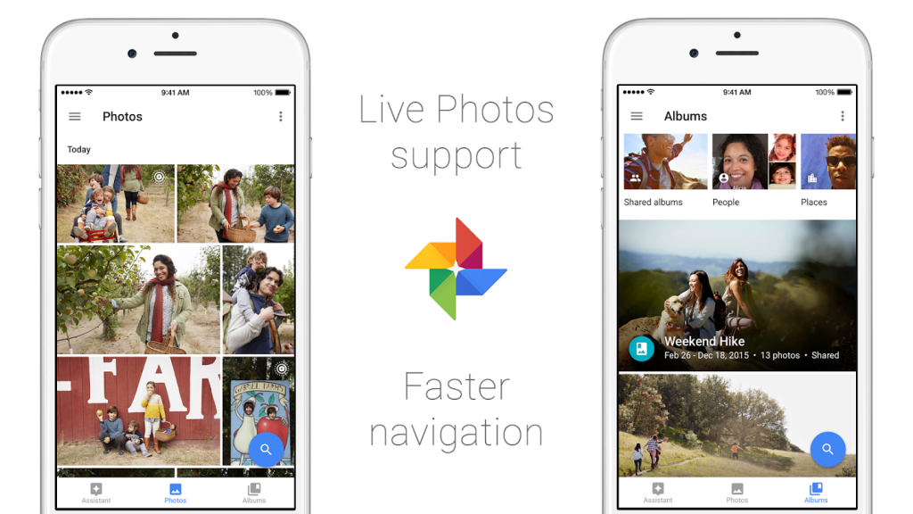 „Google Photos“ aplikacija