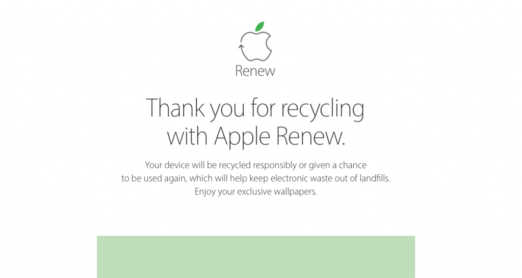 „Apple“ perdirbimo svetainė