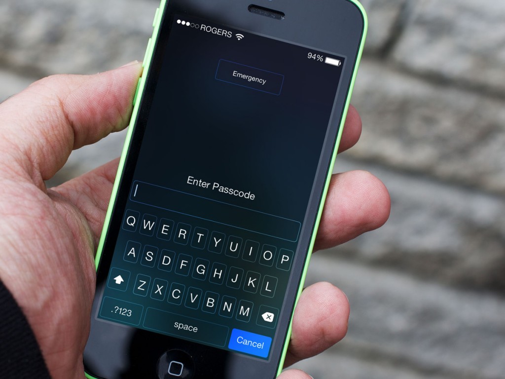 „iPhone“ užraktas