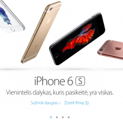 Lietuvoje pradedama prekyba išmaniaisiais telefonais „iPhone 6S“ ir „iPhone 6S Plus“